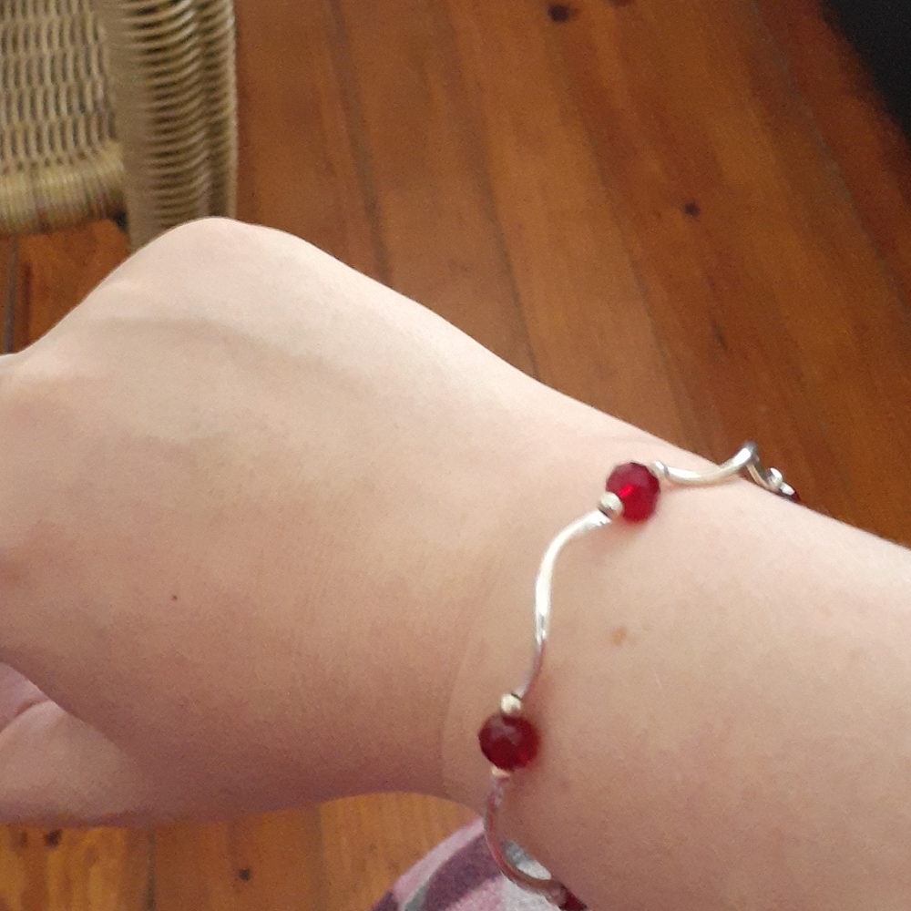 Handmade silvercraft bracelet